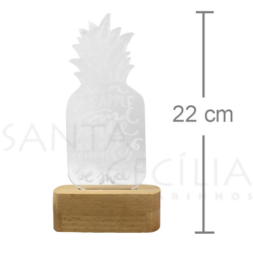 Luminoso LED - Abacaxi Verde CM7934