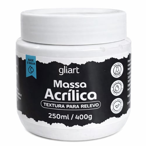 Massa Acrílica Gliart 250ml / 400g