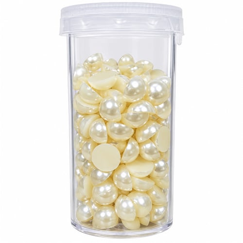 Meia Pérola 10mm 30 gramas Creme