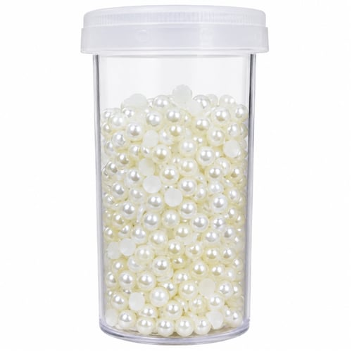 Meia Pérola 4mm 30 gramas Branca