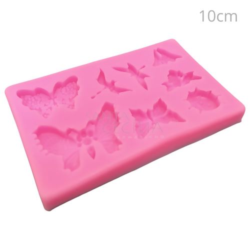 Molde de Silicone para Resina 8 Cavidades - Bugs - Ref. SM015