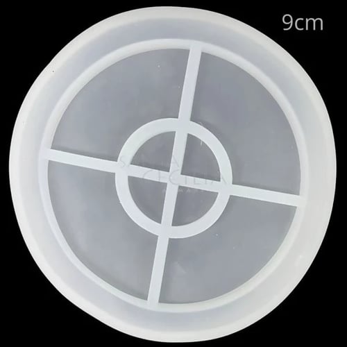 Molde de Silicone para Resina Porta Copos - Círculo - Ref. SM021