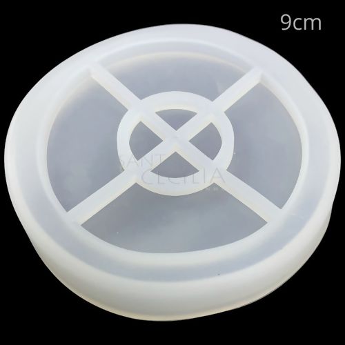 Molde de Silicone para Resina Porta Copos - Círculo - Ref. SM021