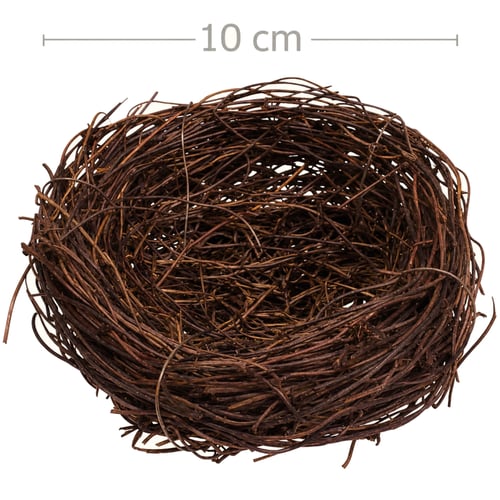Ninho Decorativo em Fibras Naturais 10cm - Ref. HQ-N10