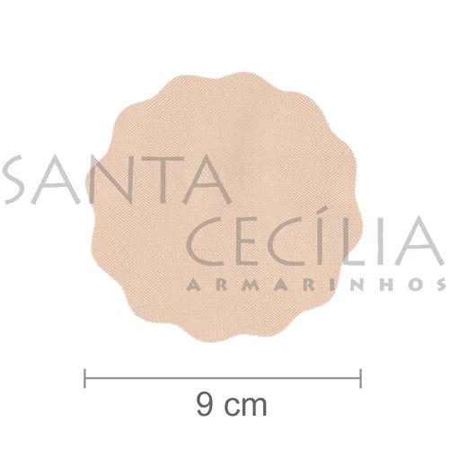 Organza 9cm Areia c/ 50 unidades
