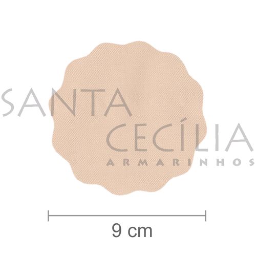 Organza 9cm Areia c/ 50 unidades