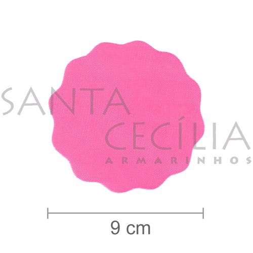 Organza 9cm Pink c/ 50 unidades