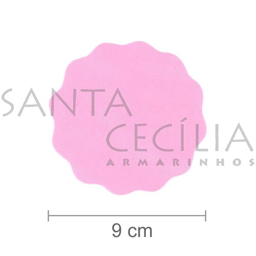 Organza 9cm Rosa c/ 50 unidades