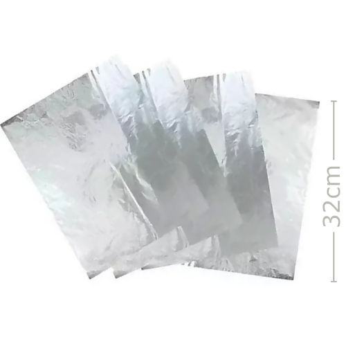 Papel Chumbo 32 x 22 cm - 100 unid. - Liso Prata