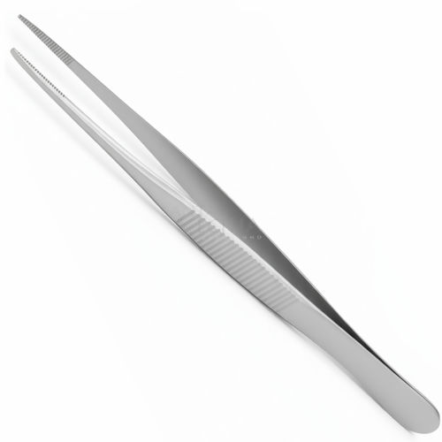 Pinça Aço Inox Ponta Reta- Ref. PIN004 5 Unid.