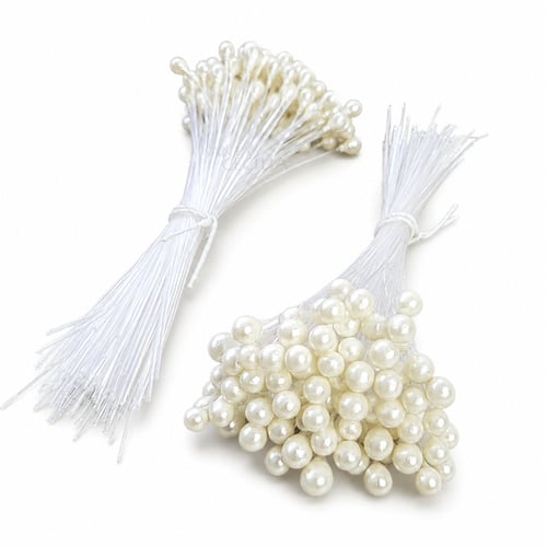 Pistilo Nylon 200 unid - Branco Perolado Ref. 924