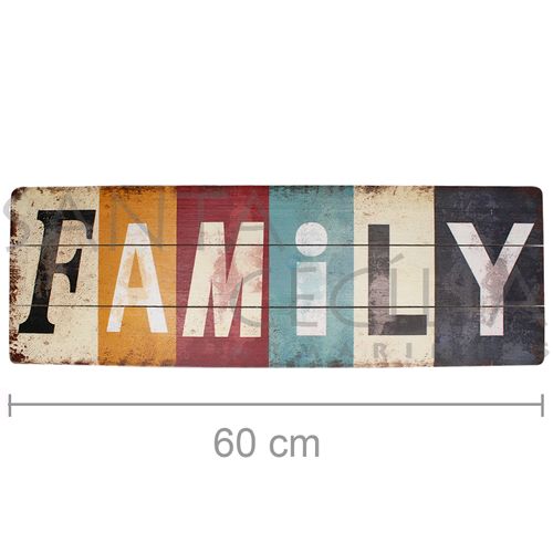 Placa Decorativa em MDF - Family 18466