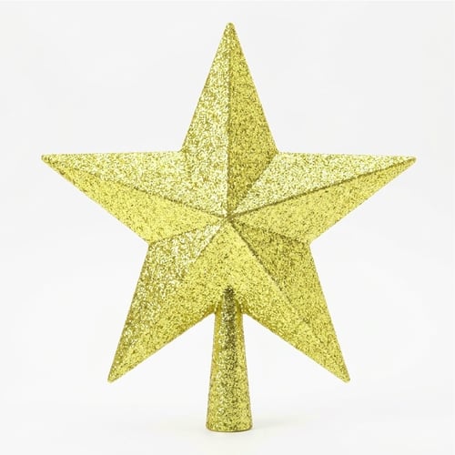 Ponteira de Estrela Ouro Glitter 23,5 cm Ref. DY9051