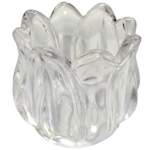Porta-Vela em Vidro Tulipa Ref. XJ - 77