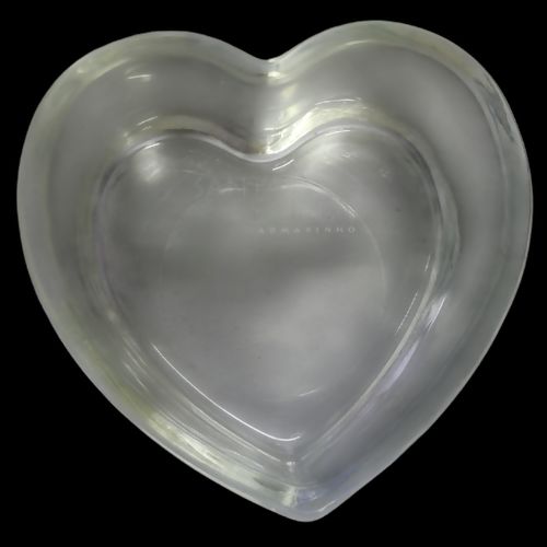 Porta-Vela em Vidro Coração Ref. AD001