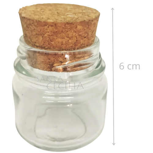 Potinho para Lembrancinha - Redondo com Tampa Rolha 40ml