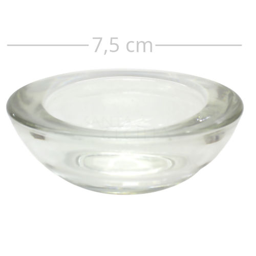 Porta Vela em Vidro 7,5 x 3cm - Ref. FR242551