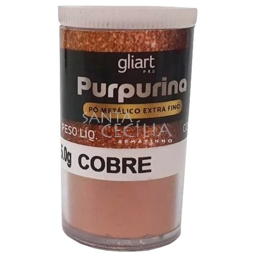 purpurina-cobre