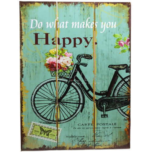 Quadro Decorativa em MDF Quadro Decorativa em MDF :Happy Ref. 28191