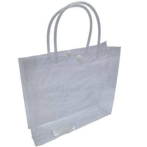 Sacola Plástica Transparente 21 x 18 x 7 cm