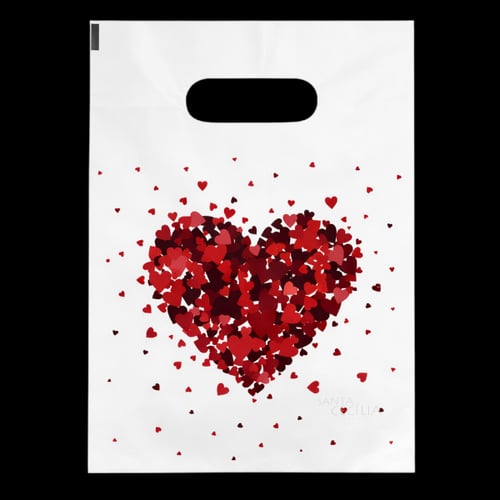 Sacola Plástica 20 x 30 cm Decorada - 25 unid.