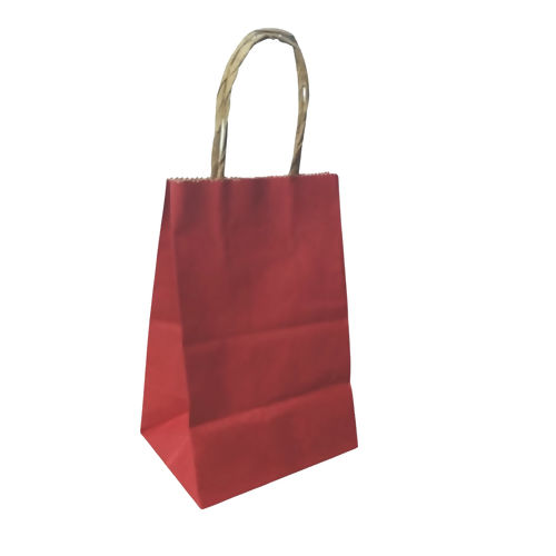 Sacola de Papel Vermelho- 14,5 x 9,5 x 7 cm