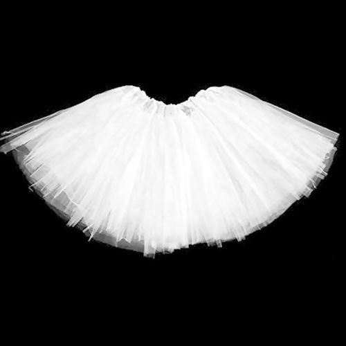Saia de tule shop branca carnaval
