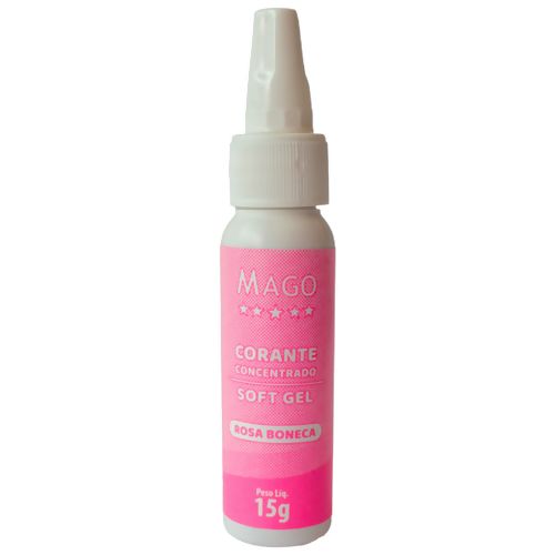Corante Alimentício Soft Gel 15g Mago - Rosa Boneca