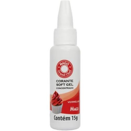 Corante Soft Gel 15g Mago - Vermelho