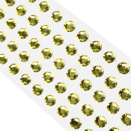 Strass Adesivo Dourado - Diversos Tamanhos