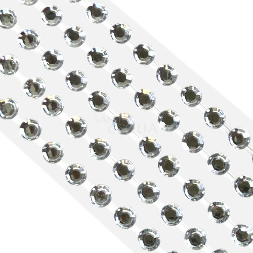 Strass e Pérolas Adesivas 4mm