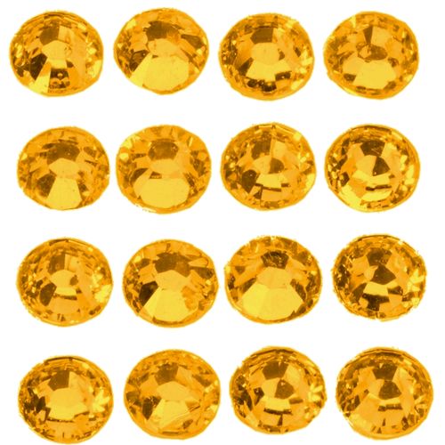 Strass Adesivo 1505-74 - 260 unidades - Amarelo Ouro