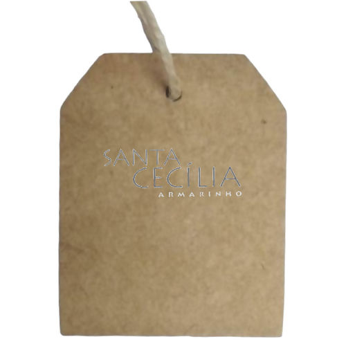 Etiqueta Tag Kraft Liso - 10 unid.  Chá
