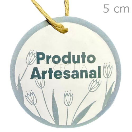 Etiqueta Tag Redonda Produto Artesanal 10 unid. - Ref. 03/003