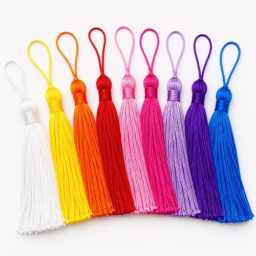 Tassel Pingente de Seda 10 unid - Diversos