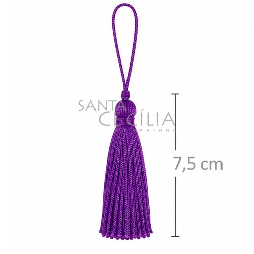 Tassel Pingente de Seda 10 unid - Roxo 339