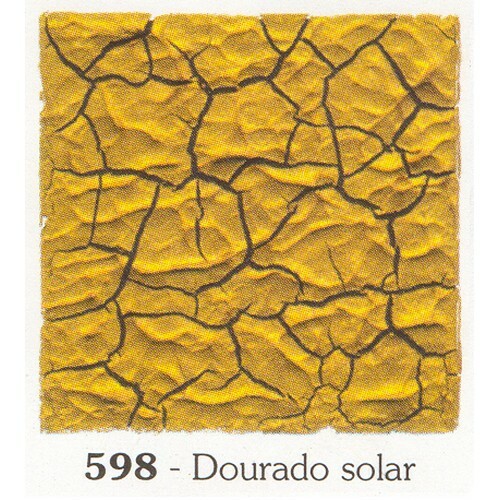 Tinta Craquelex 37ml. 598 Dourado Solar