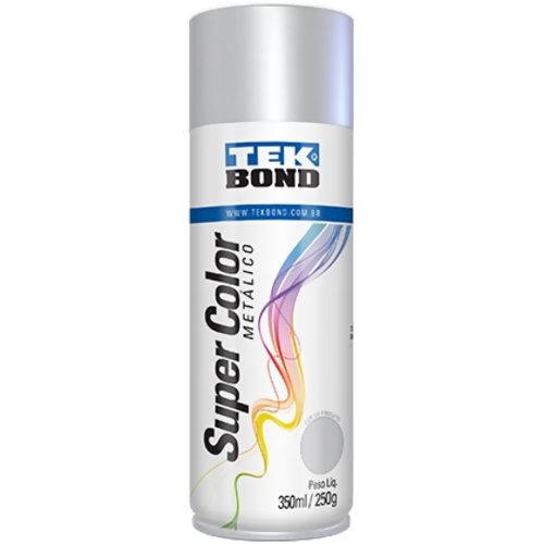 Spray Tekbond Metálico 350ml. - Prata