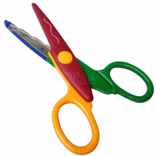 Tesoura de Picote Pontas Arredondadas - Ref. Onda