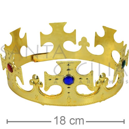 Coroa Dourada Rei - Ref. ZH-50195