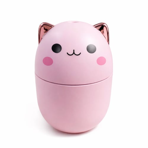 Umidificador de Ar com Luz de Led Gatinho