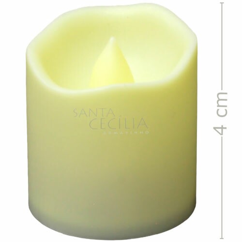 Vela LED Grande Amarela