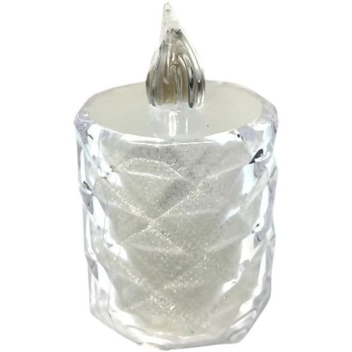 Vela LED Grande Transparente