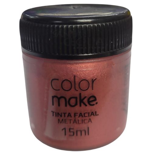 Tinta Facial Metalizada 15 ml Diversas Cores