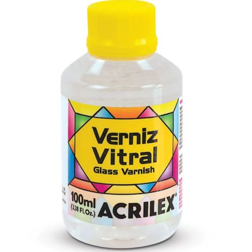 Verniz Vitral Incolor 100ml - Acrilex