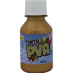 Tinta PVA 100ml Metálica Ouro 032 - Glitter