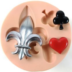 Molde de Silicone - Flor de Liz Ref. 055