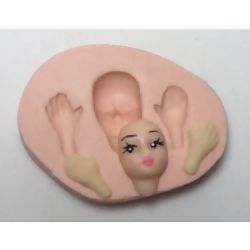Molde de Silicone - Rosto de Fada Mini Ref. 065