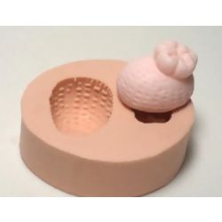 Molde de Silicone - Sapato de Bebê Grande Ref. 090