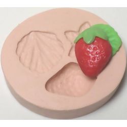 Molde de Silicone - Morango Pequeno Ref. 092